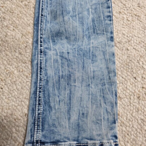Dejan Bleu jeans Distressed slim fit size 13 14 womens - Picture 5 of 5